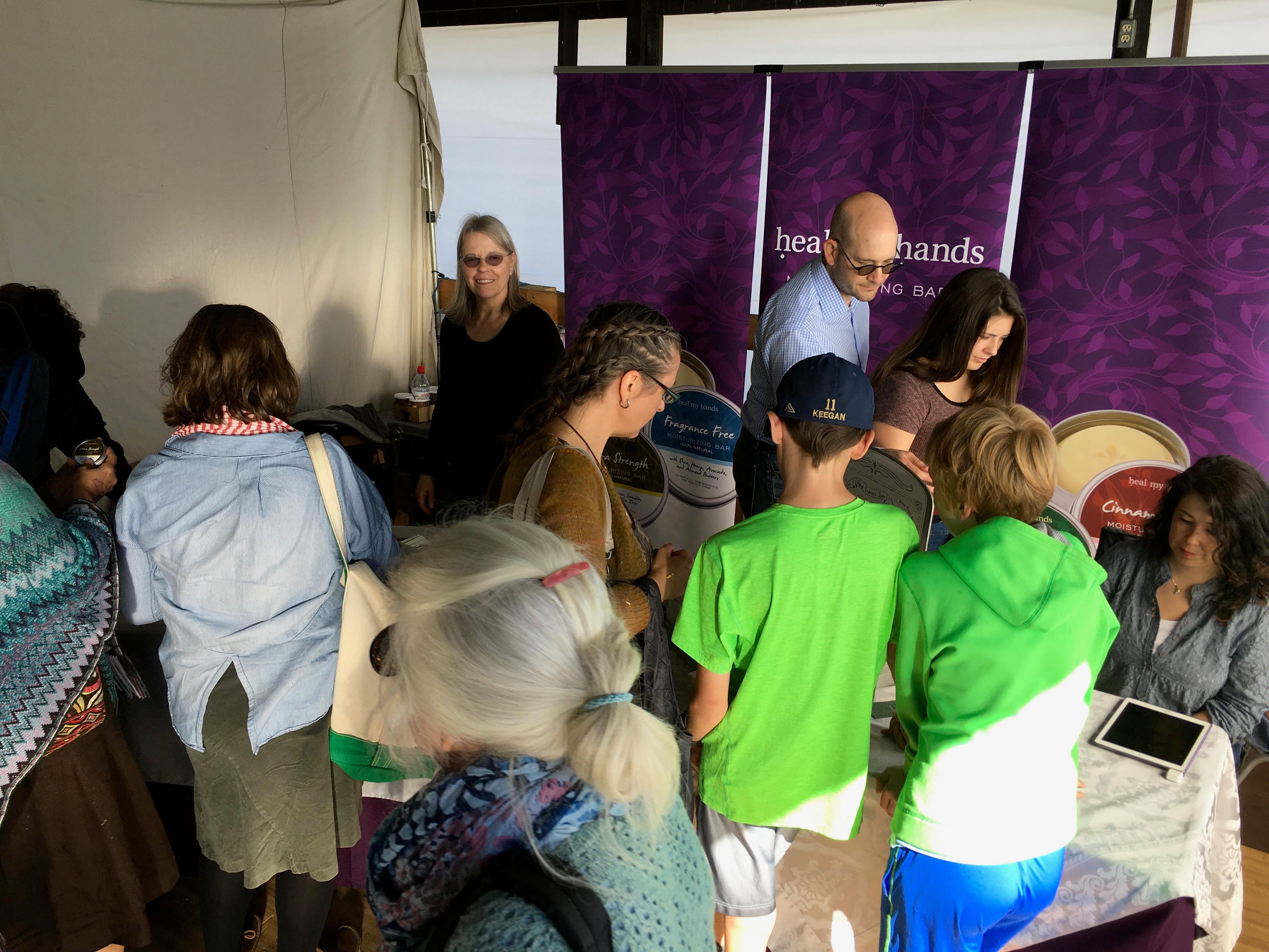 HMH booth at Rhinebeck